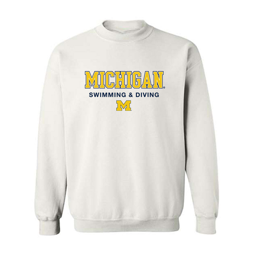 Michigan - NCAA Women's Swimming & Diving : Bella Sims - Classic Shersey Crewneck Sweatshirt-0