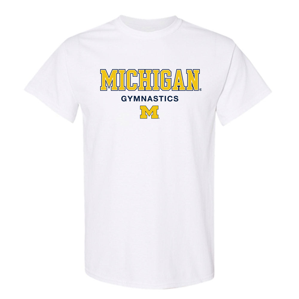 Michigan - NCAA Women's Gymnastics : Peyton Davis - Classic Shersey T-Shirt-0