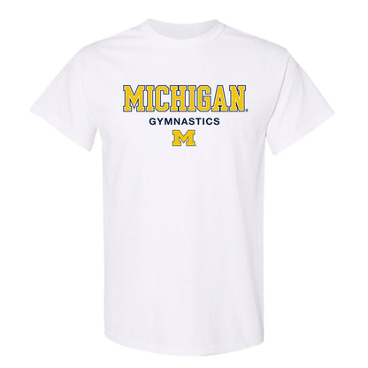 Michigan - NCAA Women's Gymnastics : Lily Clapper - Classic Shersey T-Shirt-0
