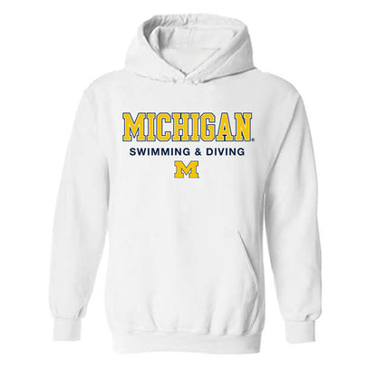 Michigan - NCAA Women's Swimming & Diving : Bella Sims - Classic Shersey Hooded Sweatshirt-0