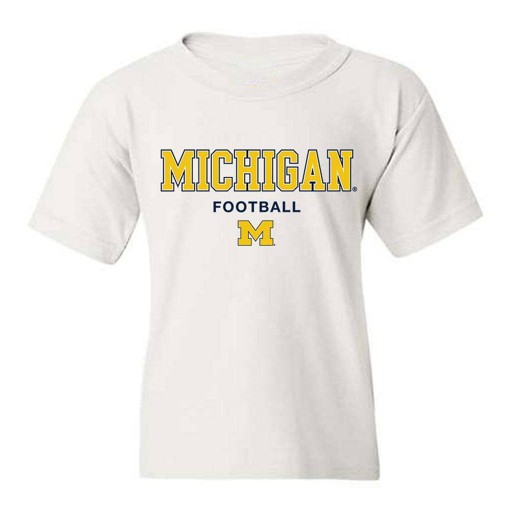 Michigan - NCAA Football : Gary Stacy - Classic Shersey Youth T-Shirt-0