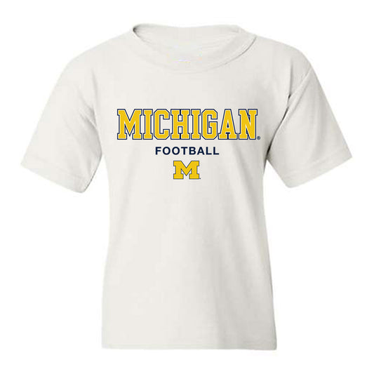 Michigan - NCAA Football : Gary Stacy - Classic Shersey Youth T-Shirt-0