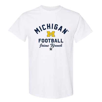 Michigan - NCAA Football : Jaime Ffrench - Classic Shersey T-Shirt-0