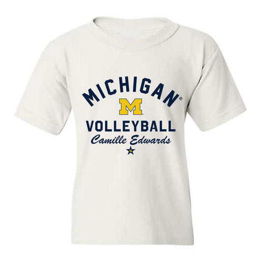 Michigan - NCAA Women's Volleyball : Camille Edwards - Classic Shersey Youth T-Shirt-0