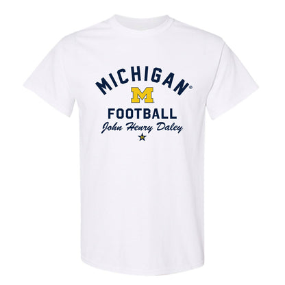 Michigan - NCAA Football : John Henry Daley - Classic Shersey T-Shirt-0