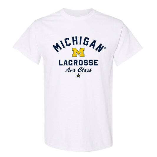 Michigan - NCAA Women's Lacrosse : Ava Class - Classic Shersey T-Shirt-0