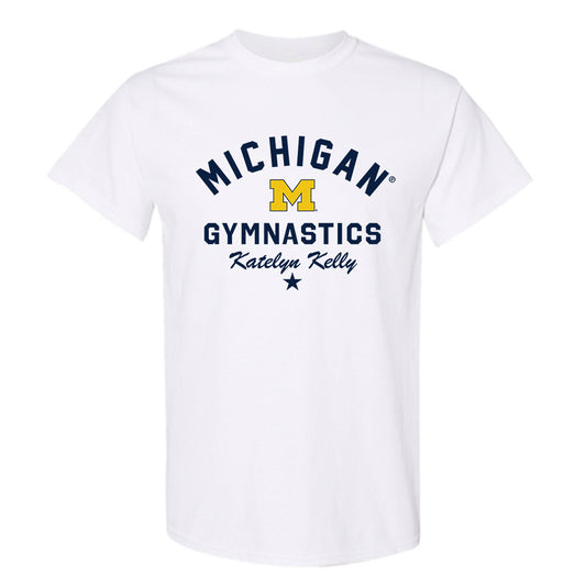 Michigan - NCAA Women's Gymnastics : Katelyn Kelly - Classic Shersey T-Shirt-0