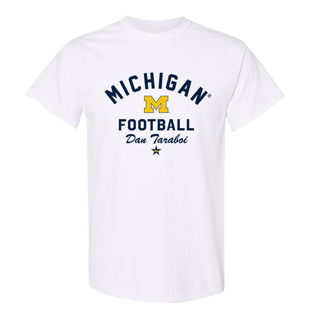 Michigan - NCAA Football : Dan Taraboi - Classic Shersey T-Shirt-0