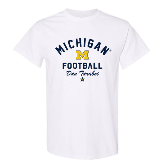 Michigan - NCAA Football : Dan Taraboi - Classic Shersey T-Shirt-0