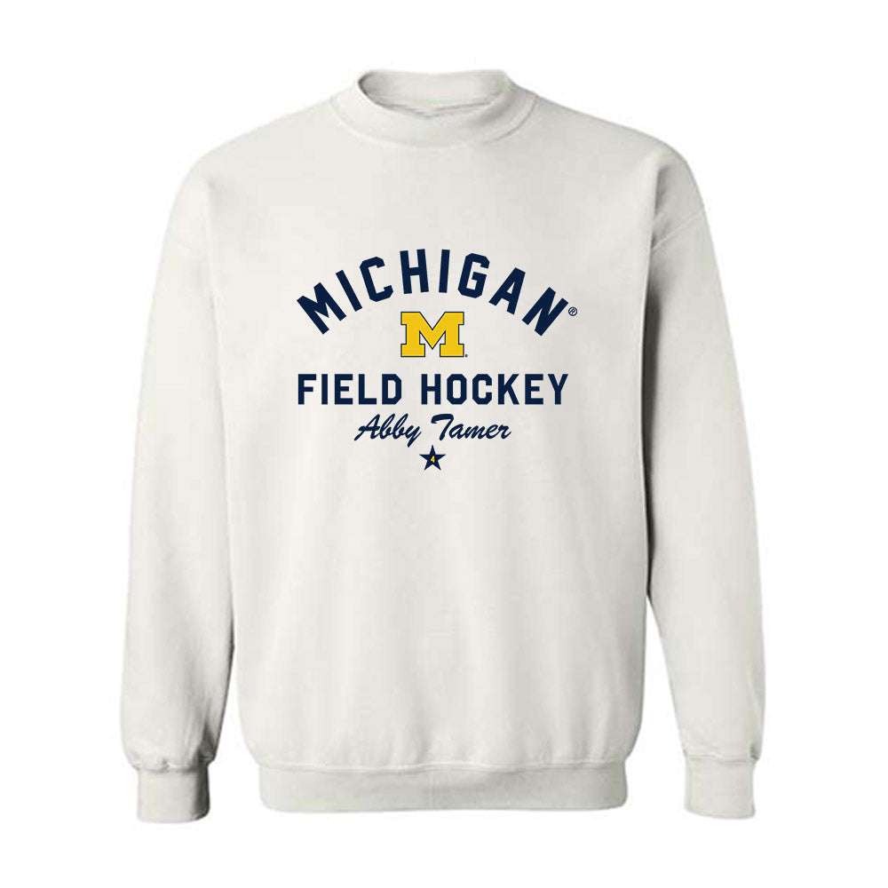 Michigan - NCAA Women's Field Hockey : Abby Tamer - Classic Shersey Crewneck Sweatshirt-0