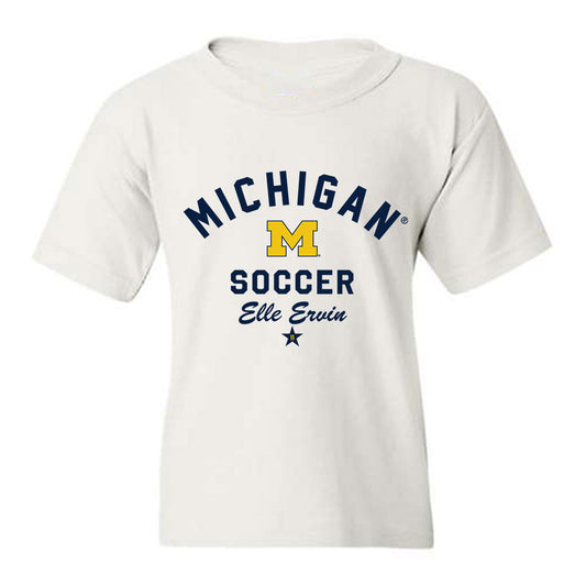 Michigan - NCAA Women's Soccer : Elle Ervin - Classic Shersey Youth T-Shirt-0