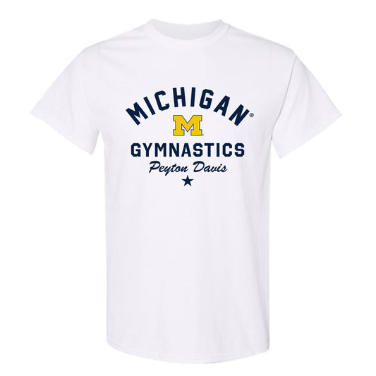 Michigan - NCAA Women's Gymnastics : Peyton Davis - Classic Shersey T-Shirt-0