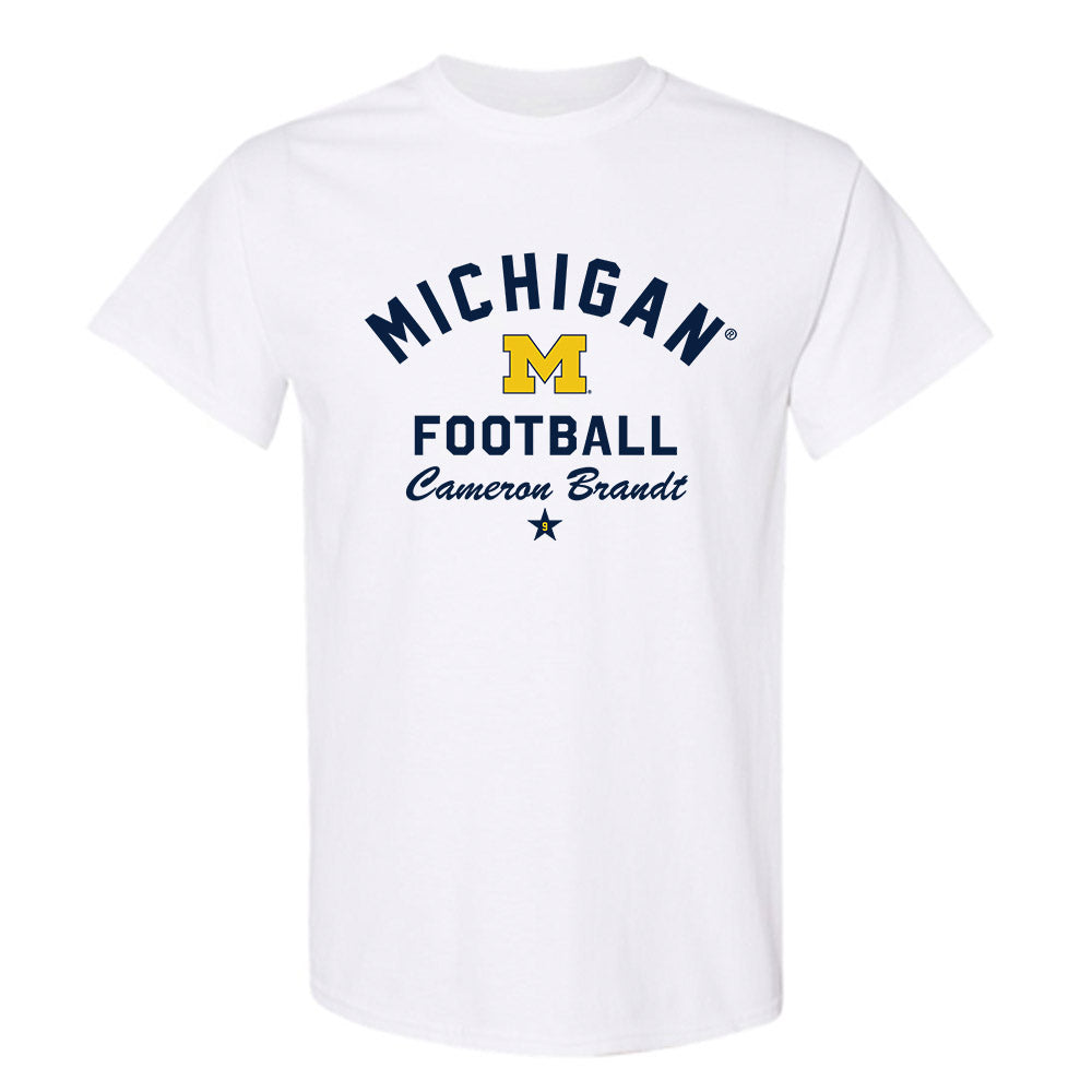 Michigan - NCAA Football : Cameron Brandt - Classic Shersey T-Shirt-0
