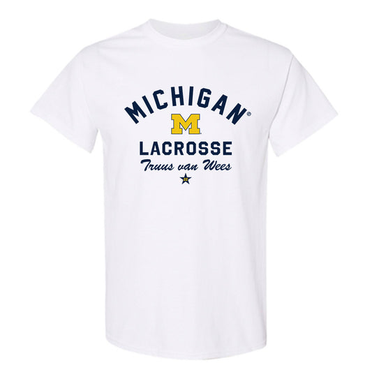 Michigan - NCAA Women's Lacrosse : Truus van Wees - Classic Shersey T-Shirt-0
