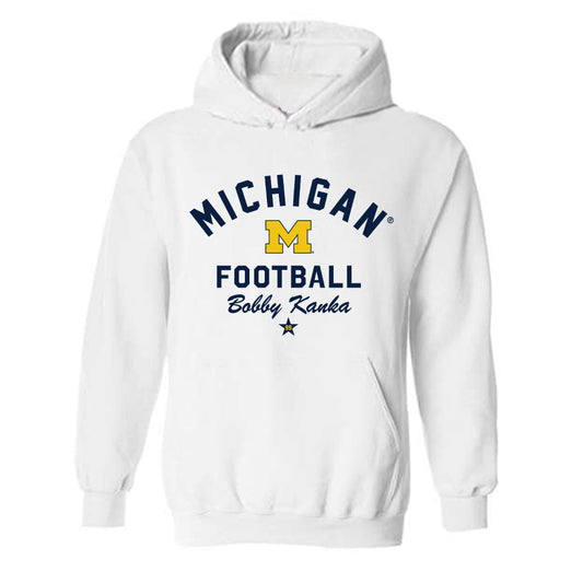 Michigan - NCAA Football : Bobby Kanka - Classic Shersey Hooded Sweatshirt-0