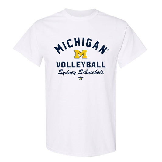 Michigan - NCAA Women's Volleyball : Sydney Schnichels - Classic Shersey T-Shirt-0