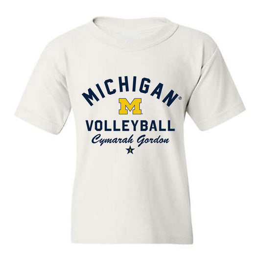 Michigan - NCAA Women's Volleyball : Cymarah Gordon - Classic Shersey Youth T-Shirt-0