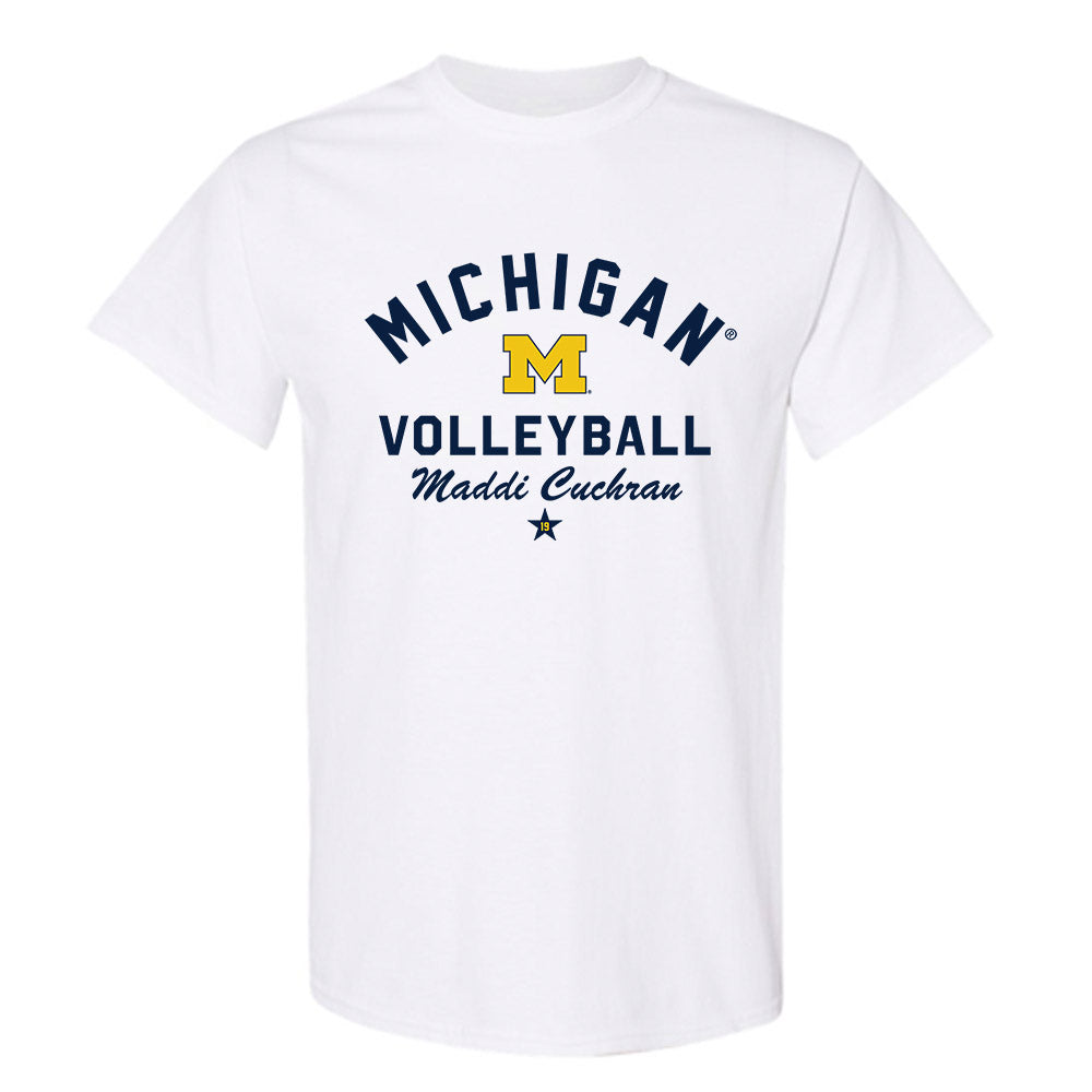 Michigan - NCAA Women's Volleyball : Maddi Cuchran - Classic Shersey T-Shirt-0