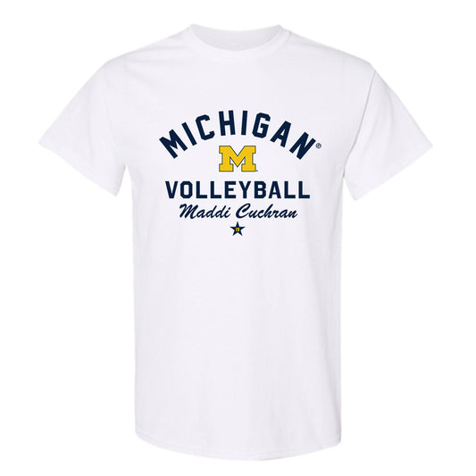 Michigan - NCAA Women's Volleyball : Maddi Cuchran - Classic Shersey T-Shirt-0