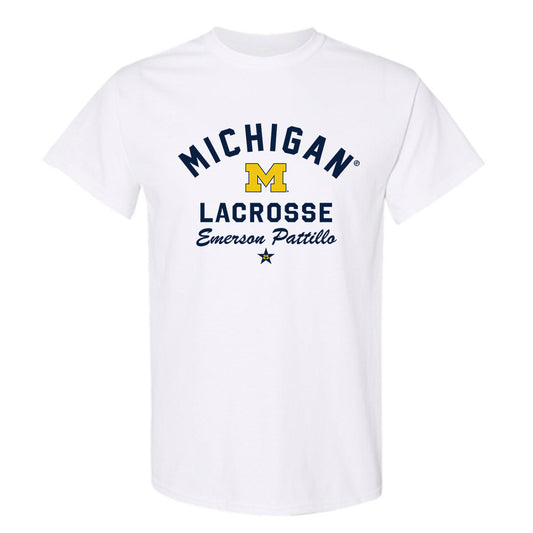 Michigan - NCAA Women's Lacrosse : Emerson Pattillo - Classic Shersey T-Shirt-0