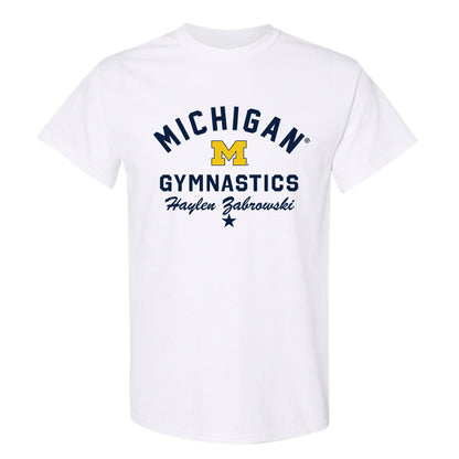 Michigan - NCAA Women's Gymnastics : Haylen Zabrowski - Classic Shersey T-Shirt-0