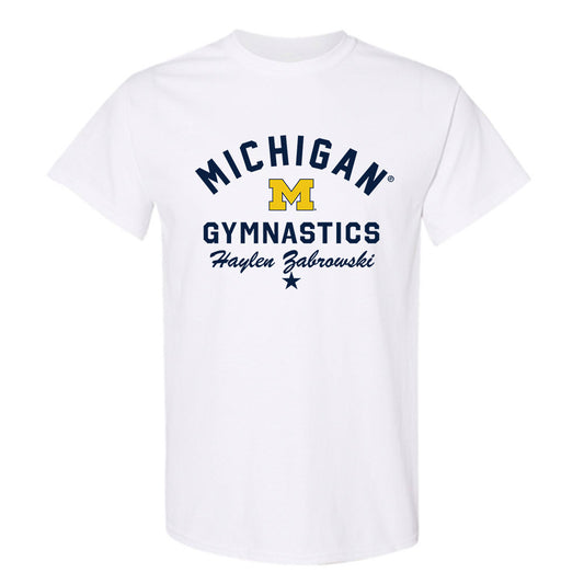 Michigan - NCAA Women's Gymnastics : Haylen Zabrowski - Classic Shersey T-Shirt-0