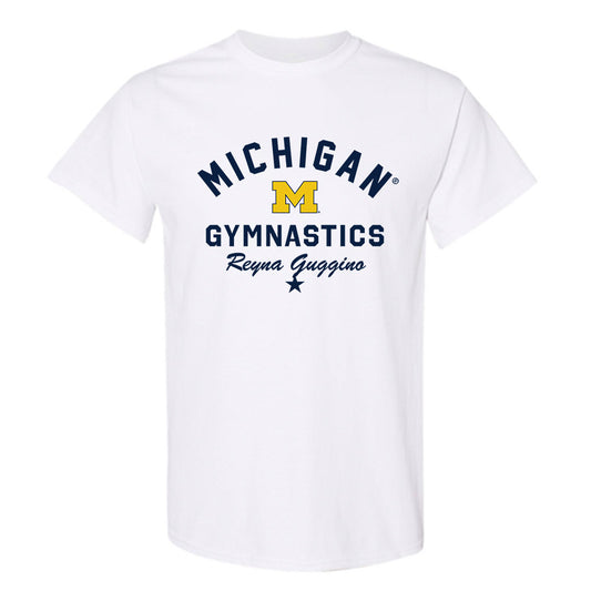 Michigan - NCAA Women's Gymnastics : Reyna Guggino - Classic Shersey T-Shirt-0