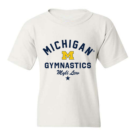 Michigan - NCAA Women's Gymnastics : Myli Lew - Classic Shersey Youth T-Shirt-0