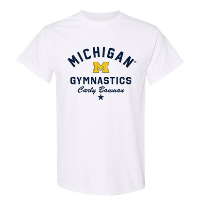 Michigan - NCAA Women's Gymnastics : Carly Bauman - Classic Shersey T-Shirt-0
