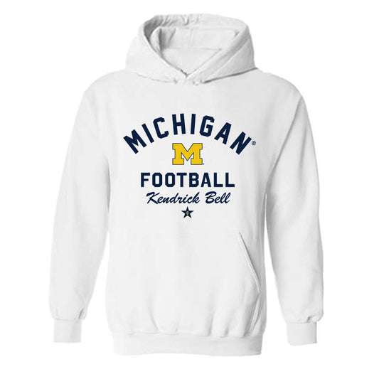 Michigan - NCAA Football : Kendrick Bell - Classic Shersey Hooded Sweatshirt-0
