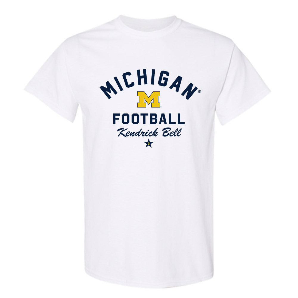 Michigan - NCAA Football : Kendrick Bell - Classic Shersey T-Shirt-0