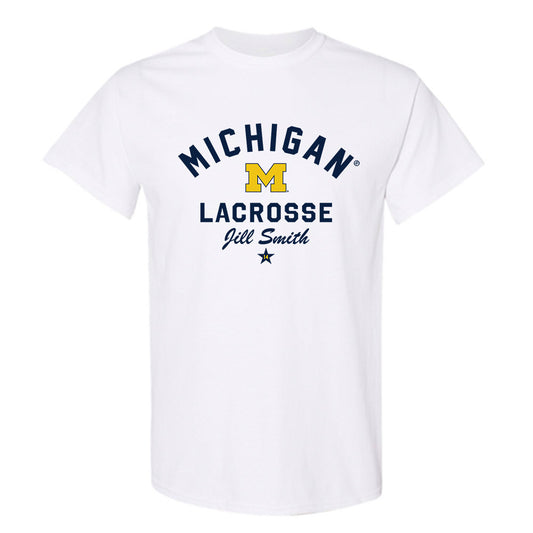 Michigan - NCAA Women's Lacrosse : Jill Smith - Classic Shersey T-Shirt-0