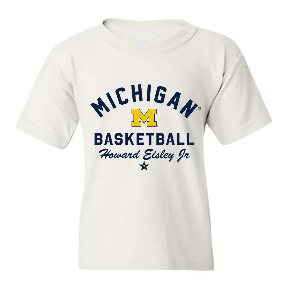 Michigan - NCAA Men's Basketball : Howard Eisley Jr - Classic Shersey Youth T-Shirt-0