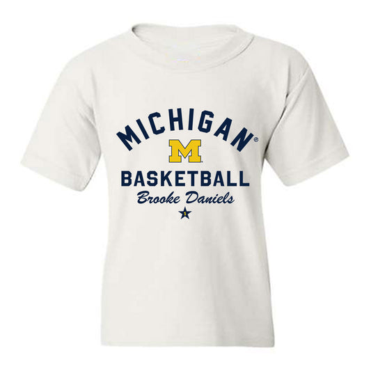 Michigan - NCAA Women's Basketball : Brooke Daniels - Classic Shersey Youth T-Shirt-0