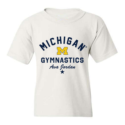Michigan - NCAA Women's Gymnastics : Ava Jordan - Classic Shersey Youth T-Shirt-0