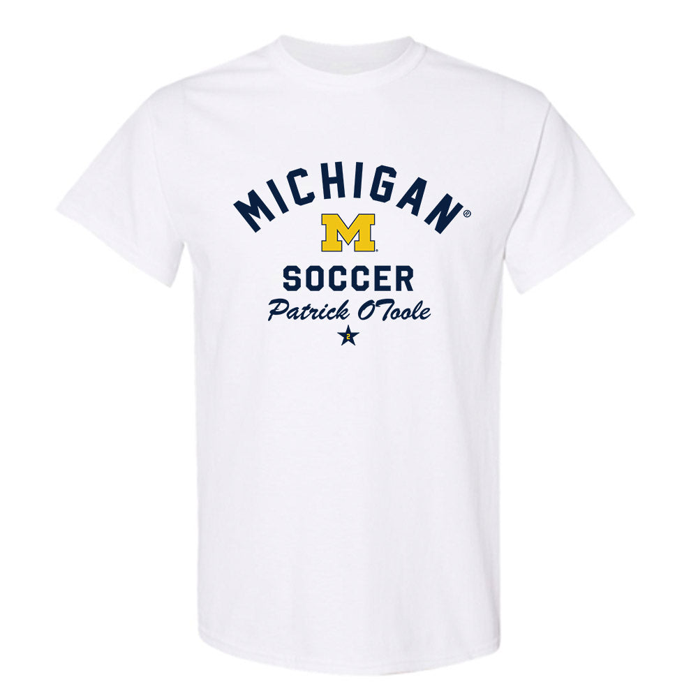 Michigan - NCAA Men's Soccer : Patrick OToole - Classic Shersey T-Shirt-0