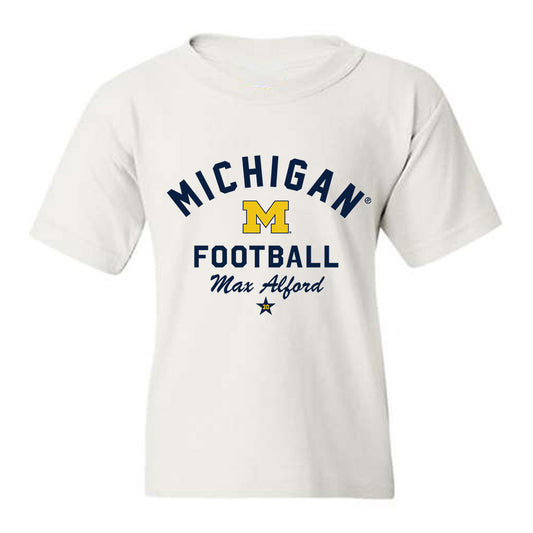 Michigan - NCAA Football : Max Alford - Classic Shersey Youth T-Shirt-0