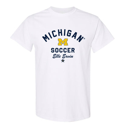 Michigan - NCAA Women's Soccer : Elle Ervin - Classic Shersey T-Shirt-0