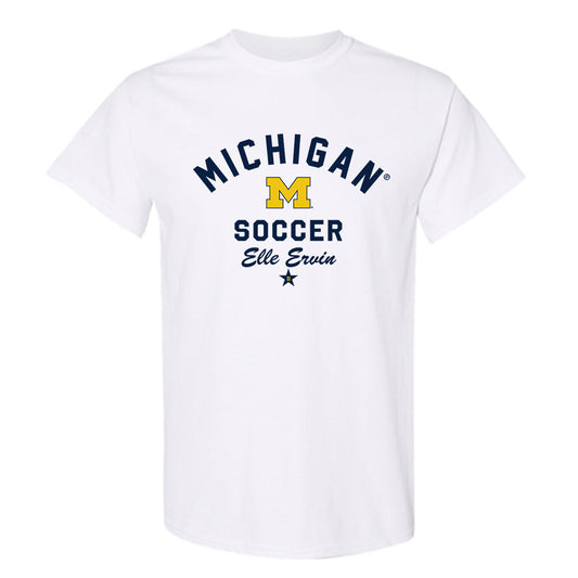 Michigan - NCAA Women's Soccer : Elle Ervin - Classic Shersey T-Shirt-0