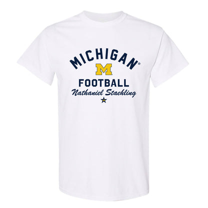 Michigan - NCAA Football : Nathaniel Staehling - Classic Shersey T-Shirt-0