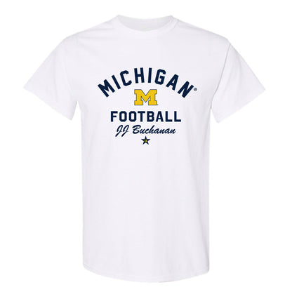 Michigan - NCAA Football : JJ Buchanan - Classic Shersey T-Shirt-0