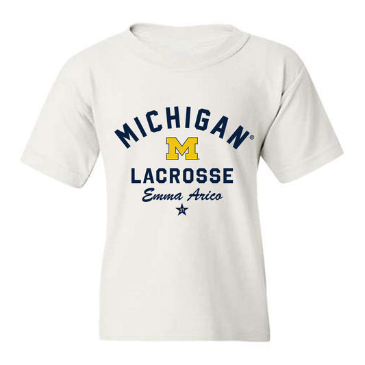 Michigan - NCAA Women's Lacrosse : Emma Arico - Classic Shersey Youth T-Shirt-0