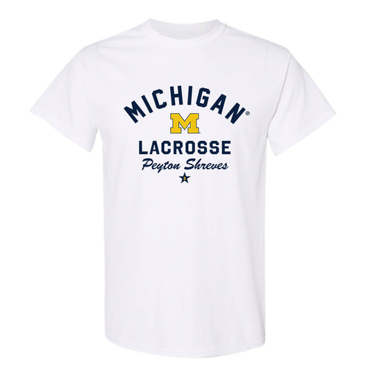 Michigan - NCAA Women's Lacrosse : Peyton Shreves - Classic Shersey T-Shirt-0