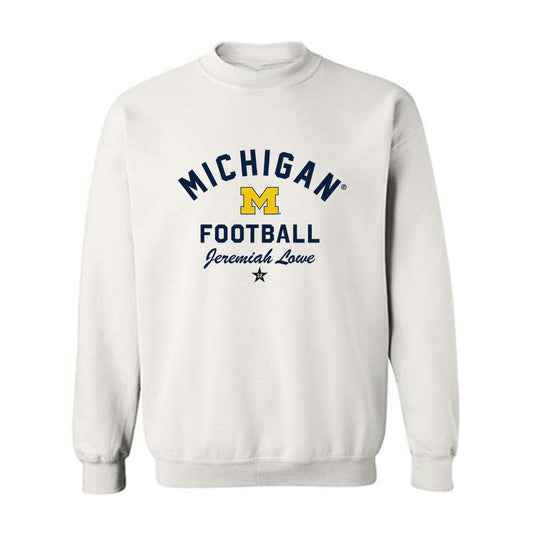 Michigan - NCAA Football : Jeremiah Lowe - Classic Shersey Crewneck Sweatshirt-0