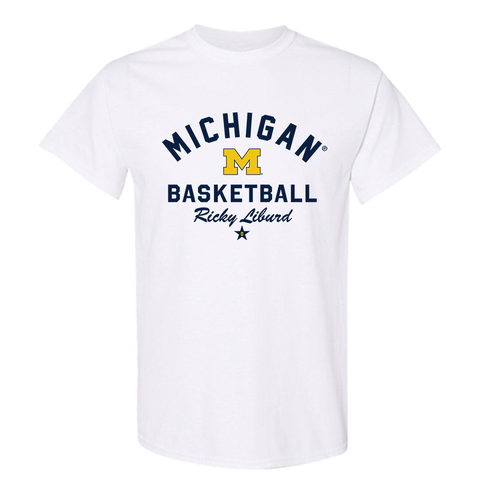Michigan - NCAA Men's Basketball : Ricky Liburd - Classic Shersey T-Shirt-0
