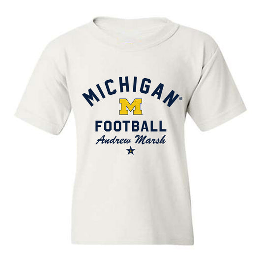 Michigan - NCAA Football : Andrew Marsh - Classic Shersey Youth T-Shirt-0