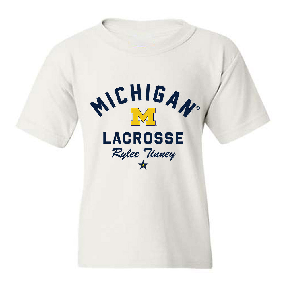 Michigan - NCAA Women's Lacrosse : Rylee Tinney - Classic Shersey Youth T-Shirt-0