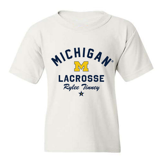 Michigan - NCAA Women's Lacrosse : Rylee Tinney - Classic Shersey Youth T-Shirt-0