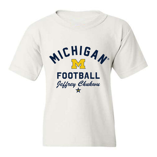 Michigan - NCAA Football : Jeffrey Chukwu - Classic Shersey Youth T-Shirt-0