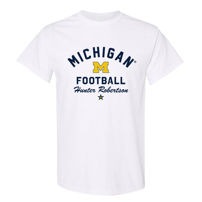 Michigan - NCAA Football : Hunter Robertson - Classic Shersey T-Shirt-0